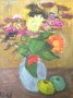 Jarro de Ceramica con flores silvestre